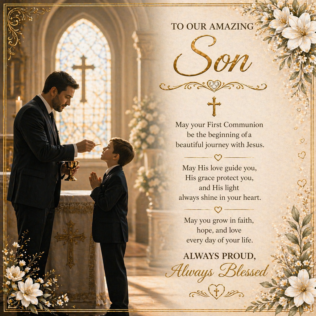 Our Son Amazing First Communion Gift Set