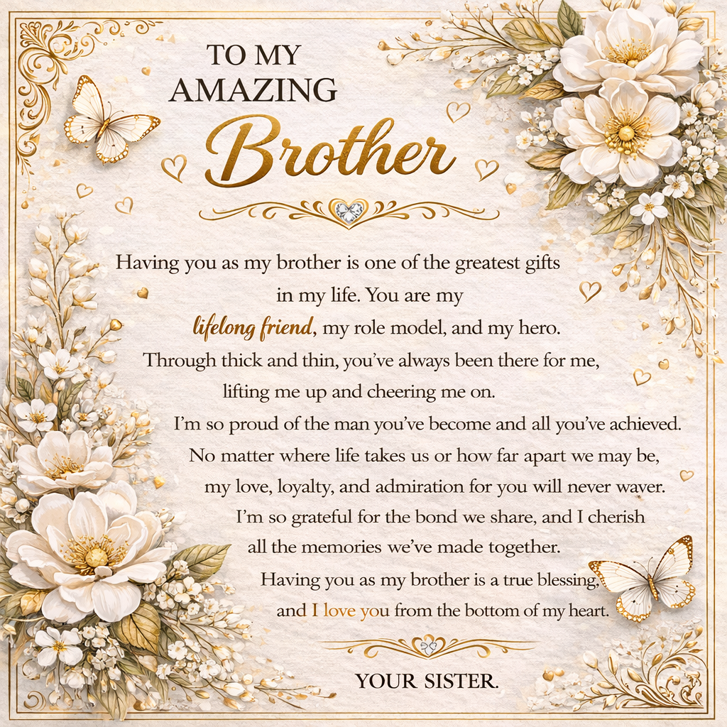 To My Amazing Brother Gift Set