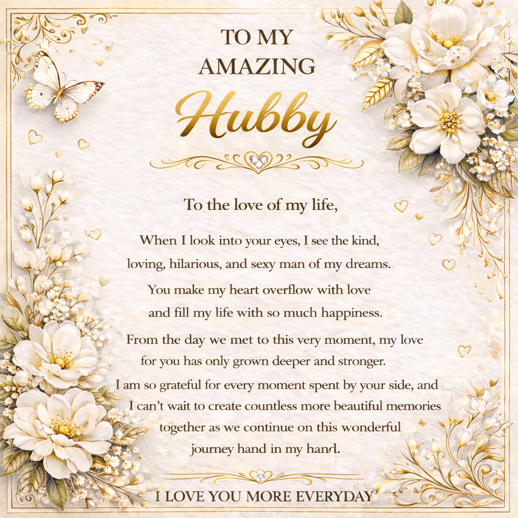 Forever in My Heart To My Hubby Gift Set