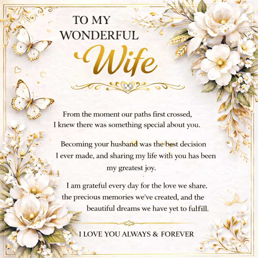 My True Wonderful Wife Necklace Gift Set
