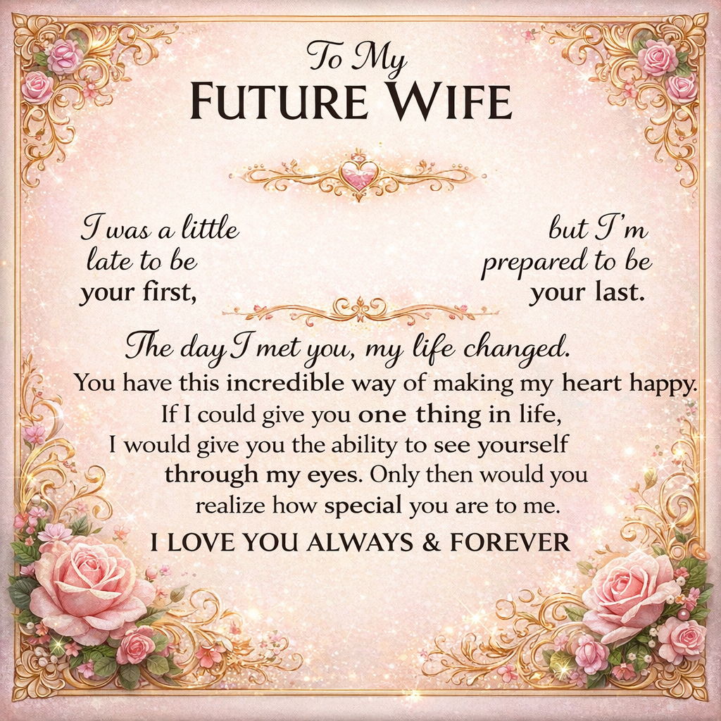 To My Amazing Future Wife – Necklace Gift Set