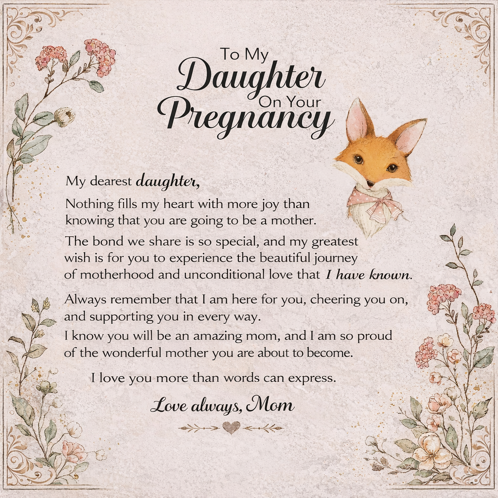 Heartfelt Pregnancy Gift From Mom to Daughter – Baby Feet Heart Necklace