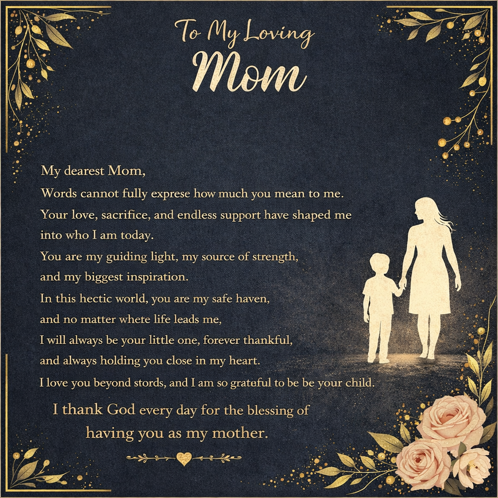 Amazing Mom's Necklace From Son – Alluring Beauty Pendant