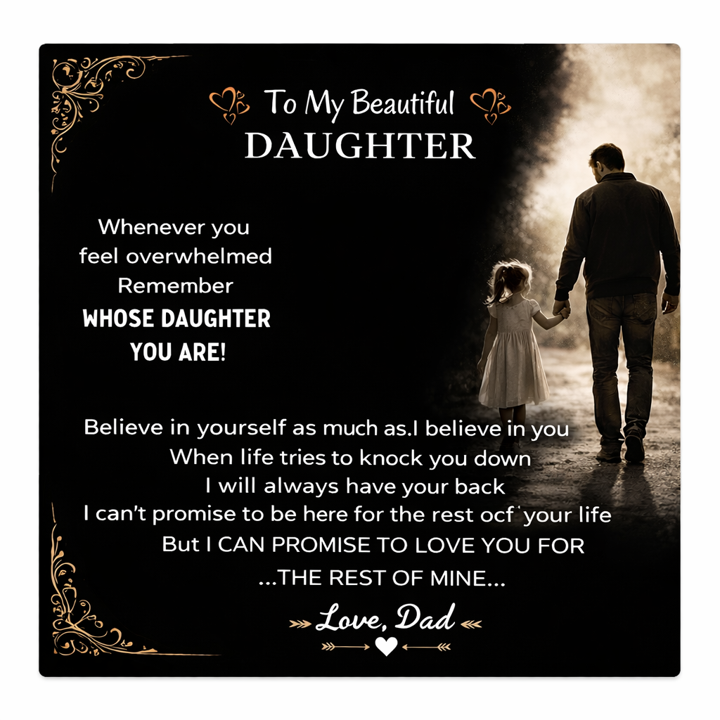 Daughter's Gift Set From Dad – Interlocking Hearts Necklace