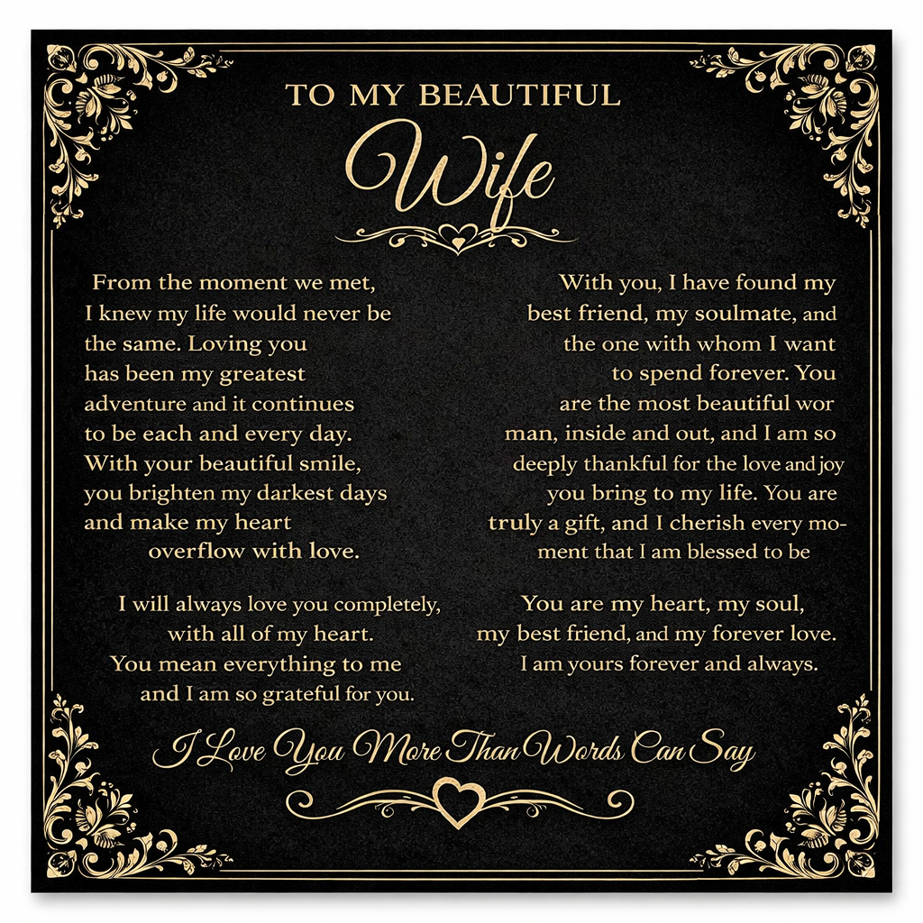 My Heart for You – Alluring Beauty Necklace for Wife