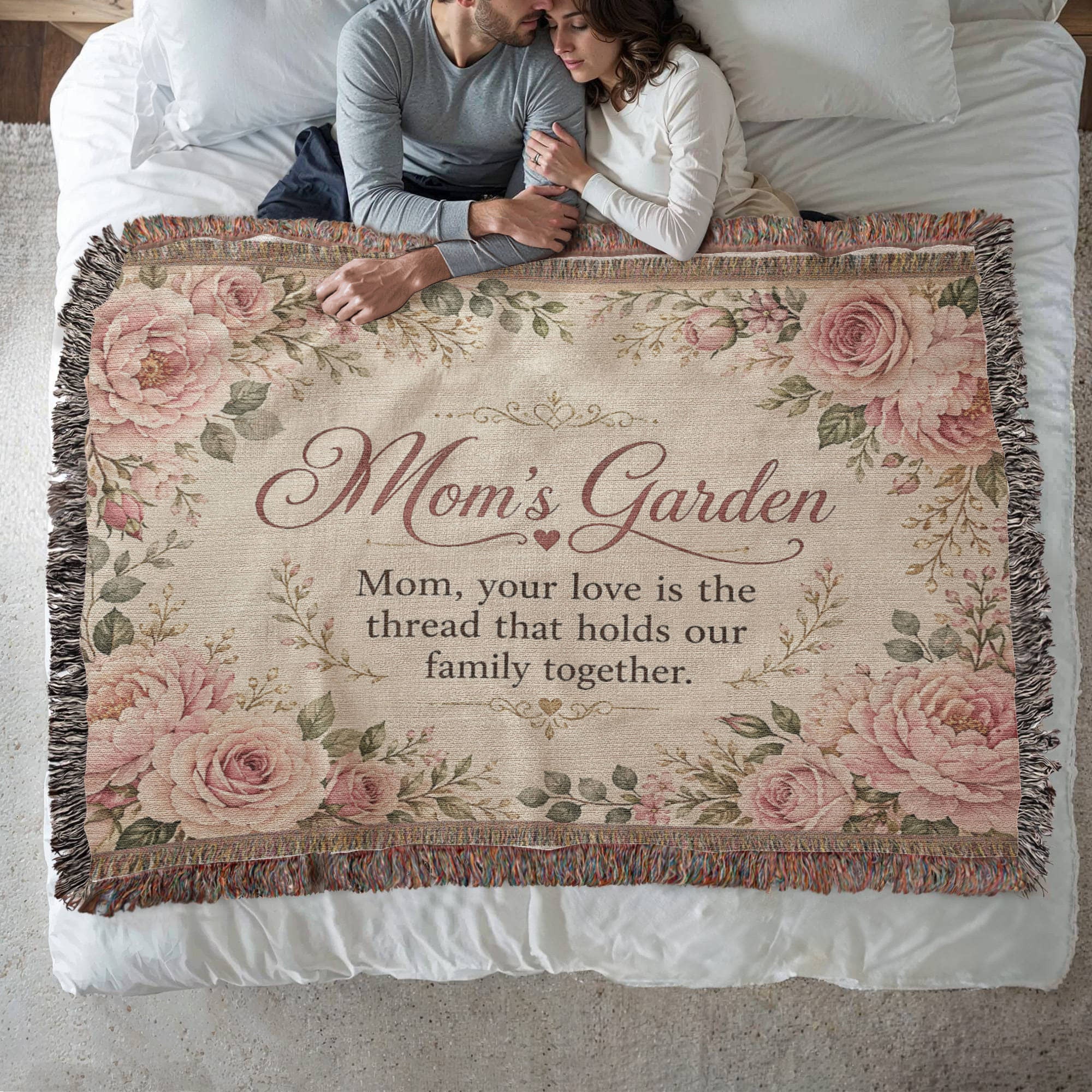 Cute Mom's Garden Woven Blanket Special