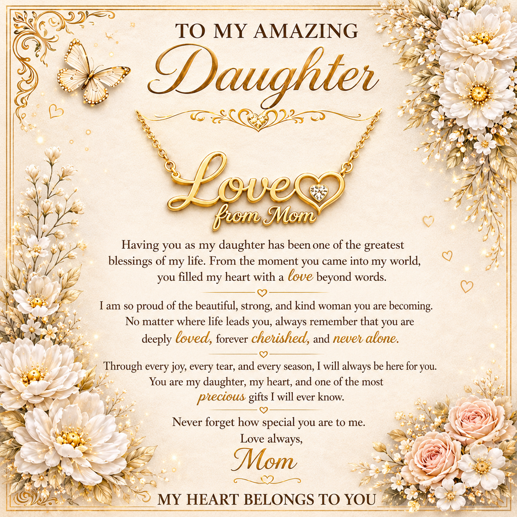 Customized Heartfelt Message For My Daughter From Mom