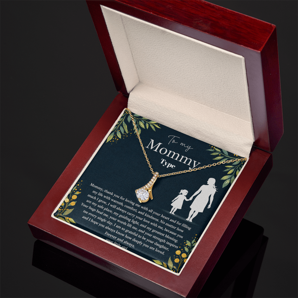 My Mommy's Necklace gift set From Your Daughter