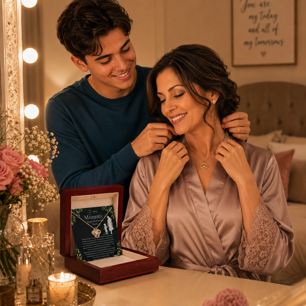 Mommy's Necklace gift set From Your Son