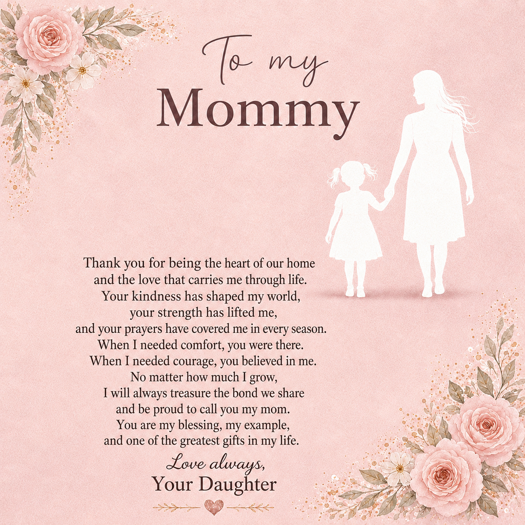 A Mother's Love Forever Cherished From Her Daughter
