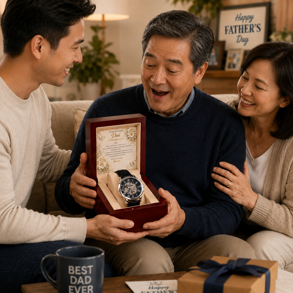 Amazing & Priceless Gift For Dad From Son Set